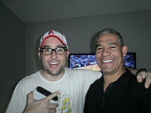 actor P.J. Byrne and Brian Cardenas